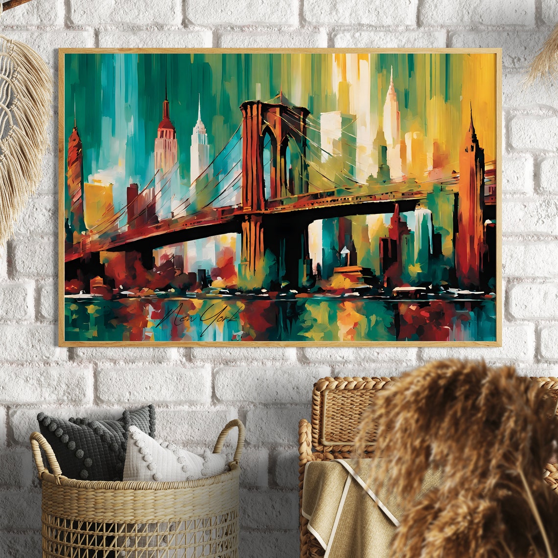 New York Painting, Classic Impressionism Travel Poster - Image 3