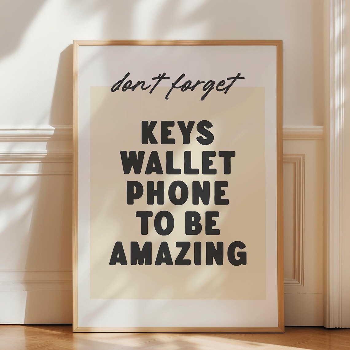 Remainder Typography Art Print, Cool Apartment Decor