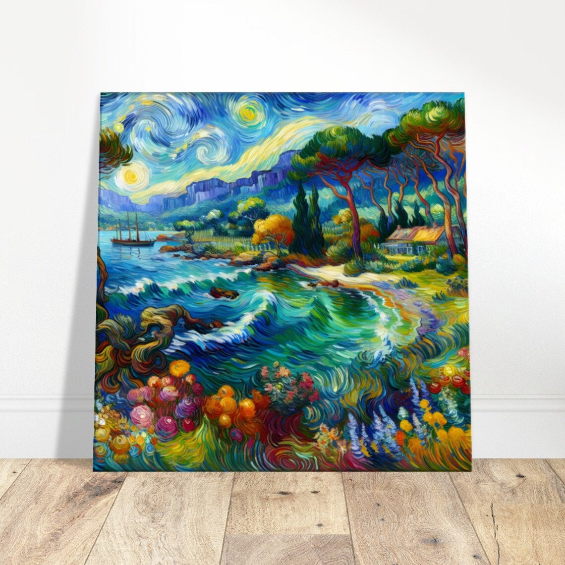 Margaret River Tranquility, Impressionism Wall Art Print