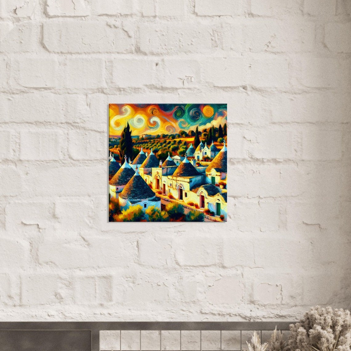 Trulli Architecture Elegance Oil Painting Print Impressionism Living Roombedroom Wall Prints Housewarming Gift - Image 2