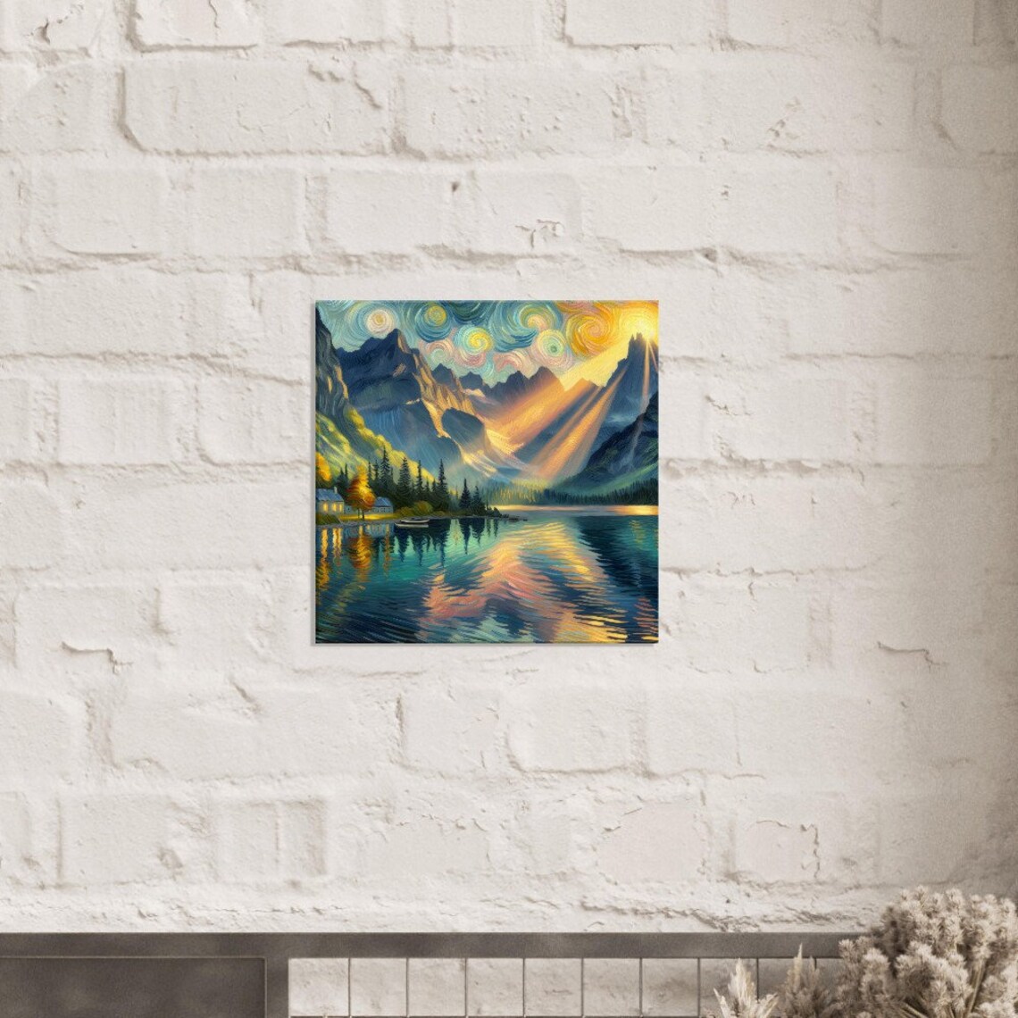 Dawn Serenity Oil Painting, Impressionism Gift - Image 2