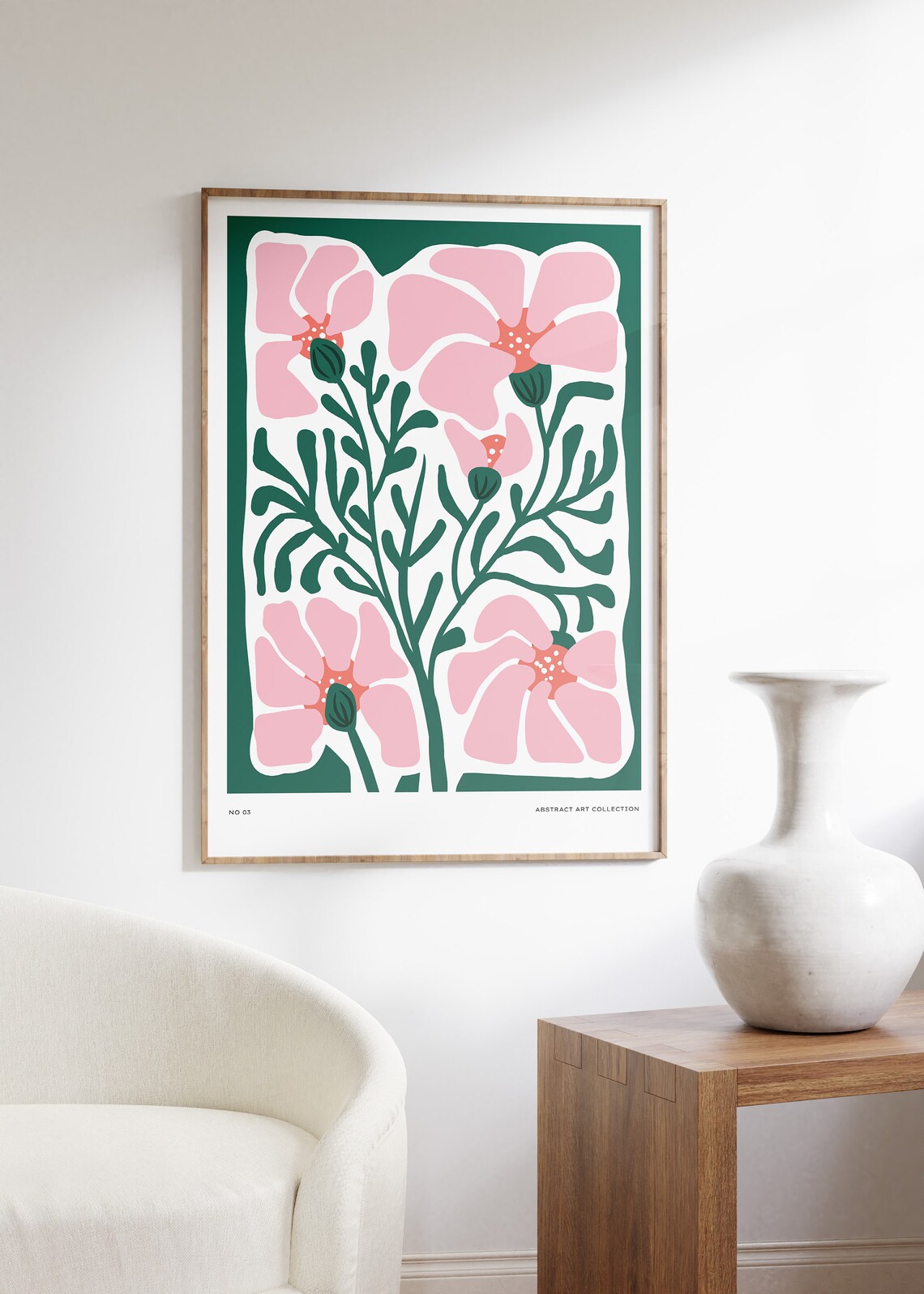 Bright Abstract Flower Retro Flower Market Poster - Image 6