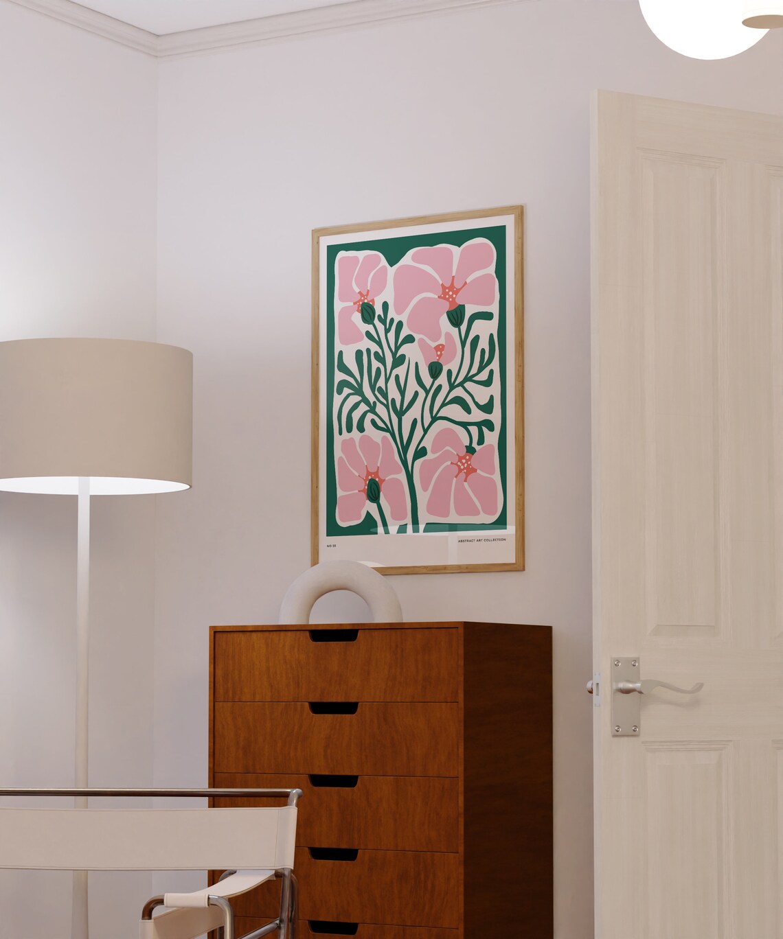 Bright Abstract Flower Retro Flower Market Poster - Image 4