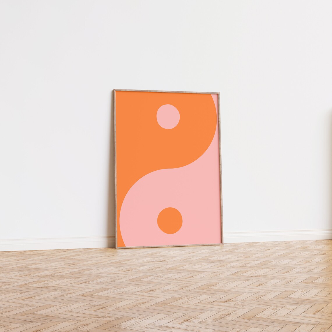 Yin Yang Retro Poster, Y2K Boho Dorm Decor - Image 3
