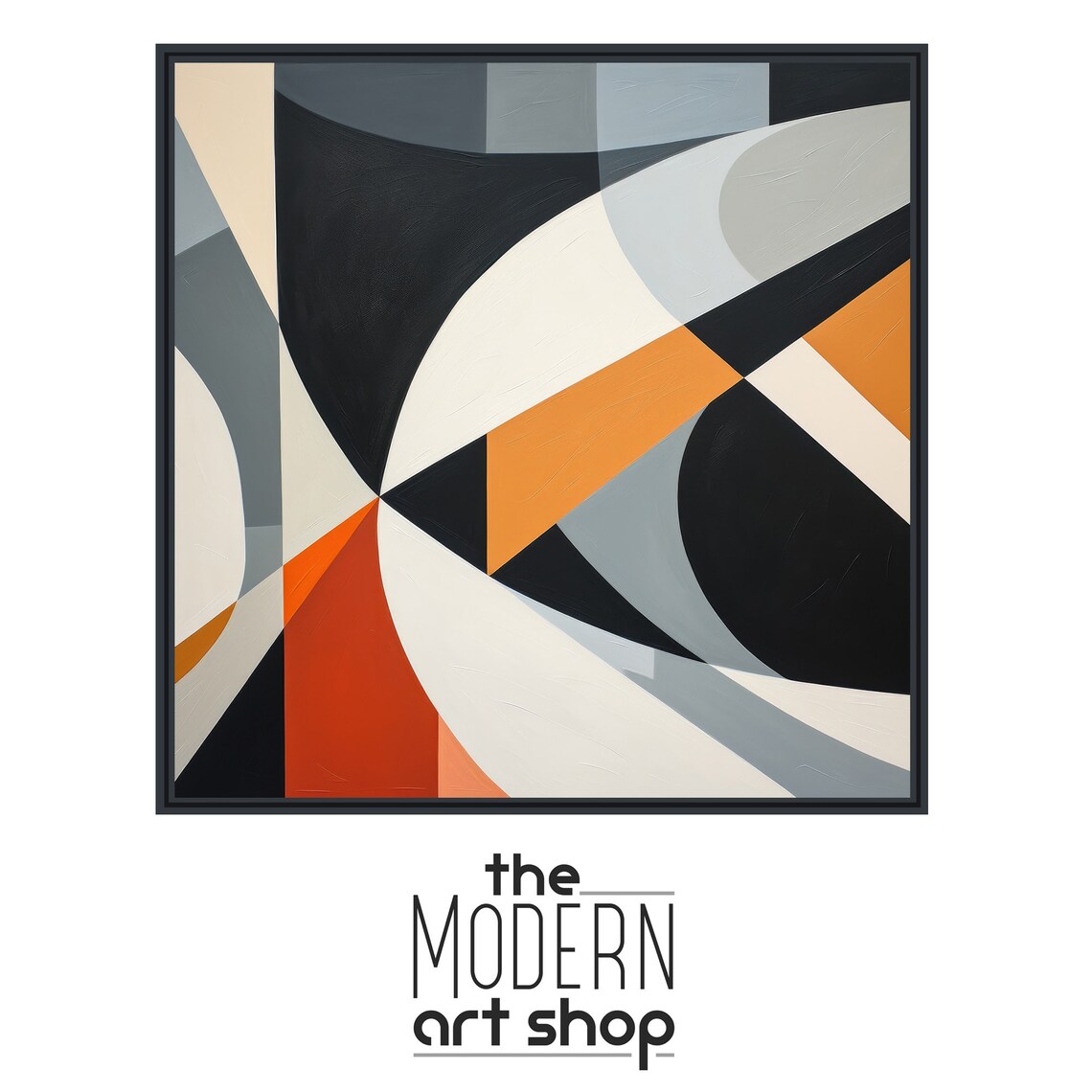 Boomerang 1 Geometric Abstract Art Print - Image 4