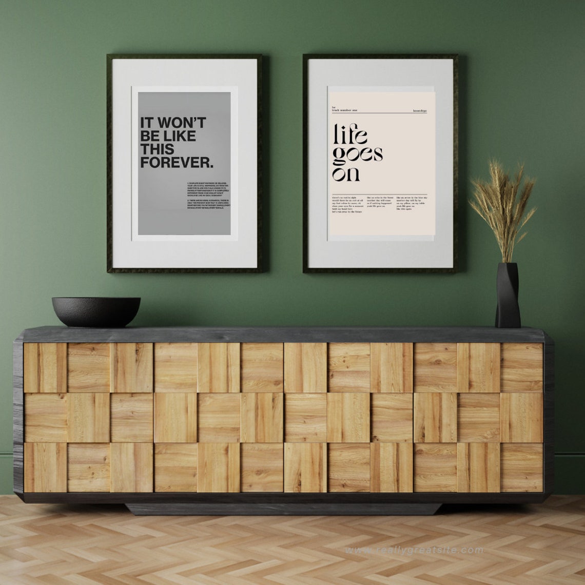 It Will Not Be Like This Forever Minimalist Hope Quote Poster - Image 2