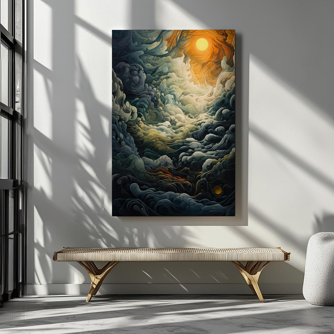 Celestial Convergence Surreal Art Print - Image 5