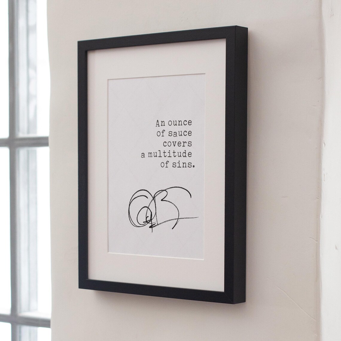 Anthony Bourdain Quote Kitchen Wall Art Print - Image 4