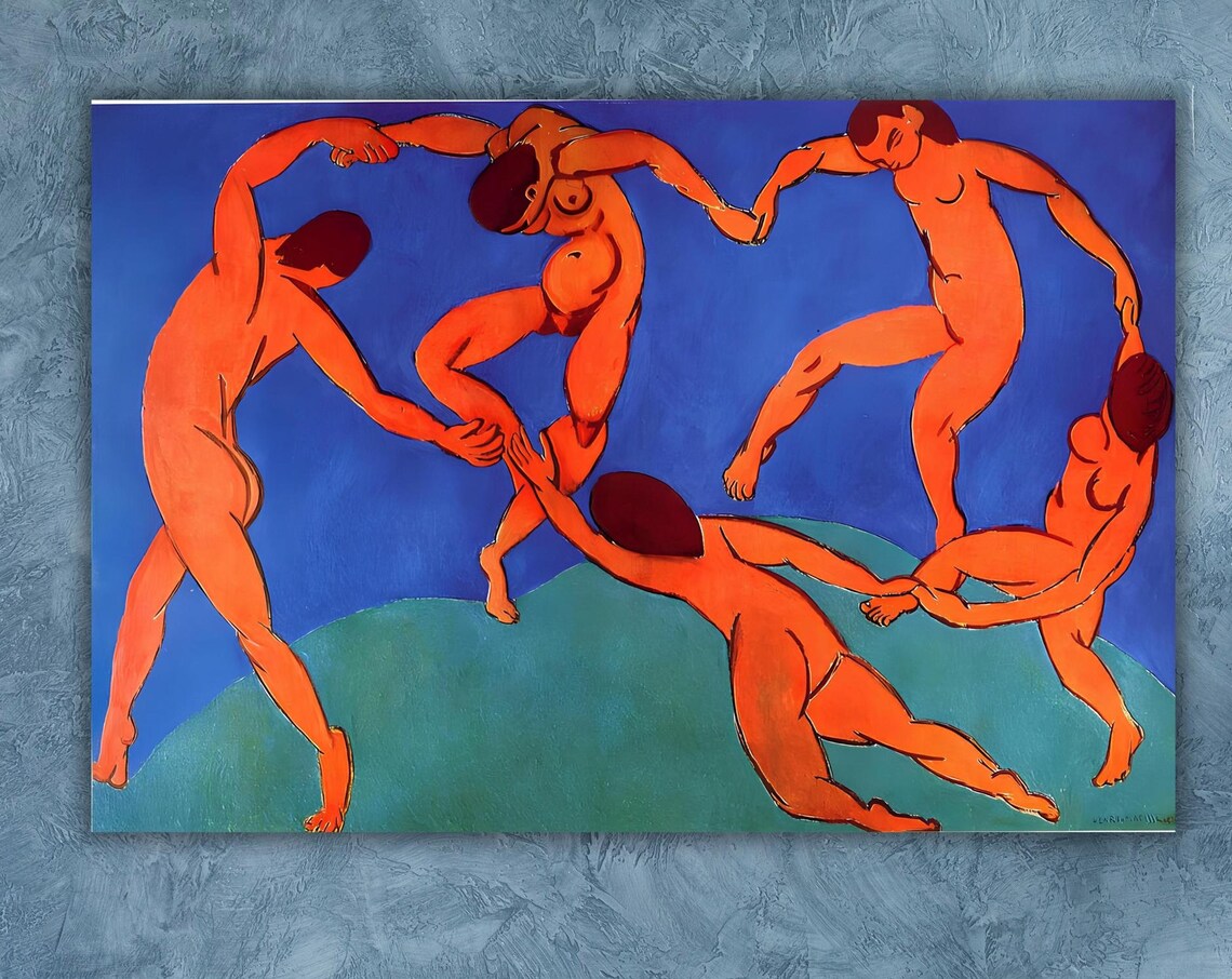 Dancing People Wall Decor Henri Matisse The Dance Decor Abstract Wall Decor Famous Wall Art Modern Wall Art