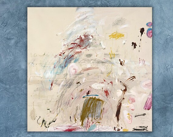 Geometric Art School Of Athens 1961 By Cy Twombly Wall Art Abstract Expressionism Reproduction Modern Art Painting Print 1a