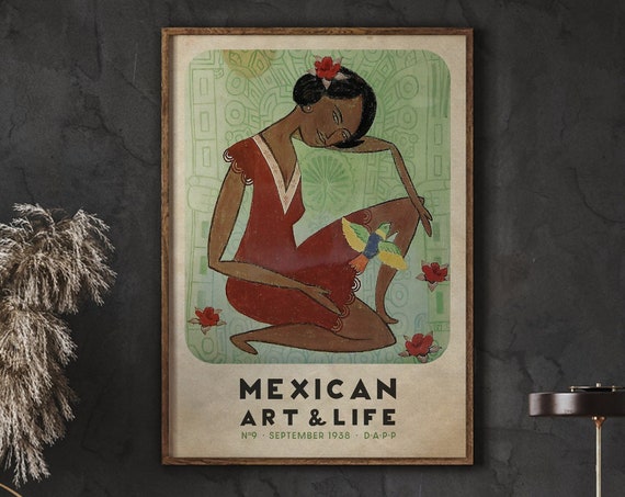Trendy Mexican Home Decor Vintage Culture Mexico Wall Art