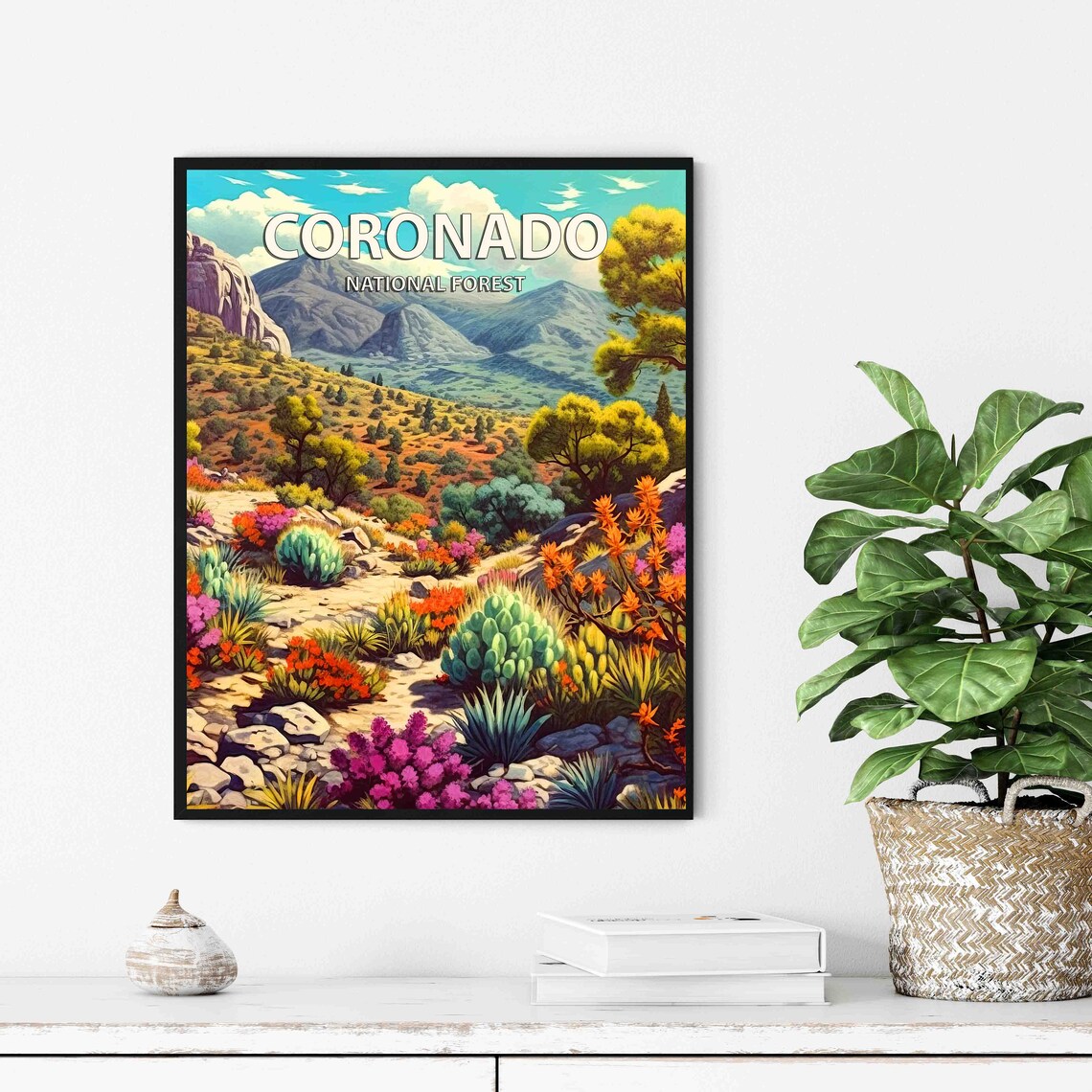 Coronado National Forest Desert Wildflower Bloom Travel Poster - Image 2