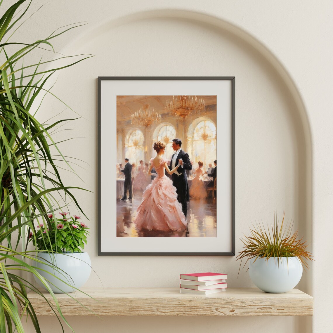 Retro Ballroom Dance Portrait, Vintage Poster Print - Image 2