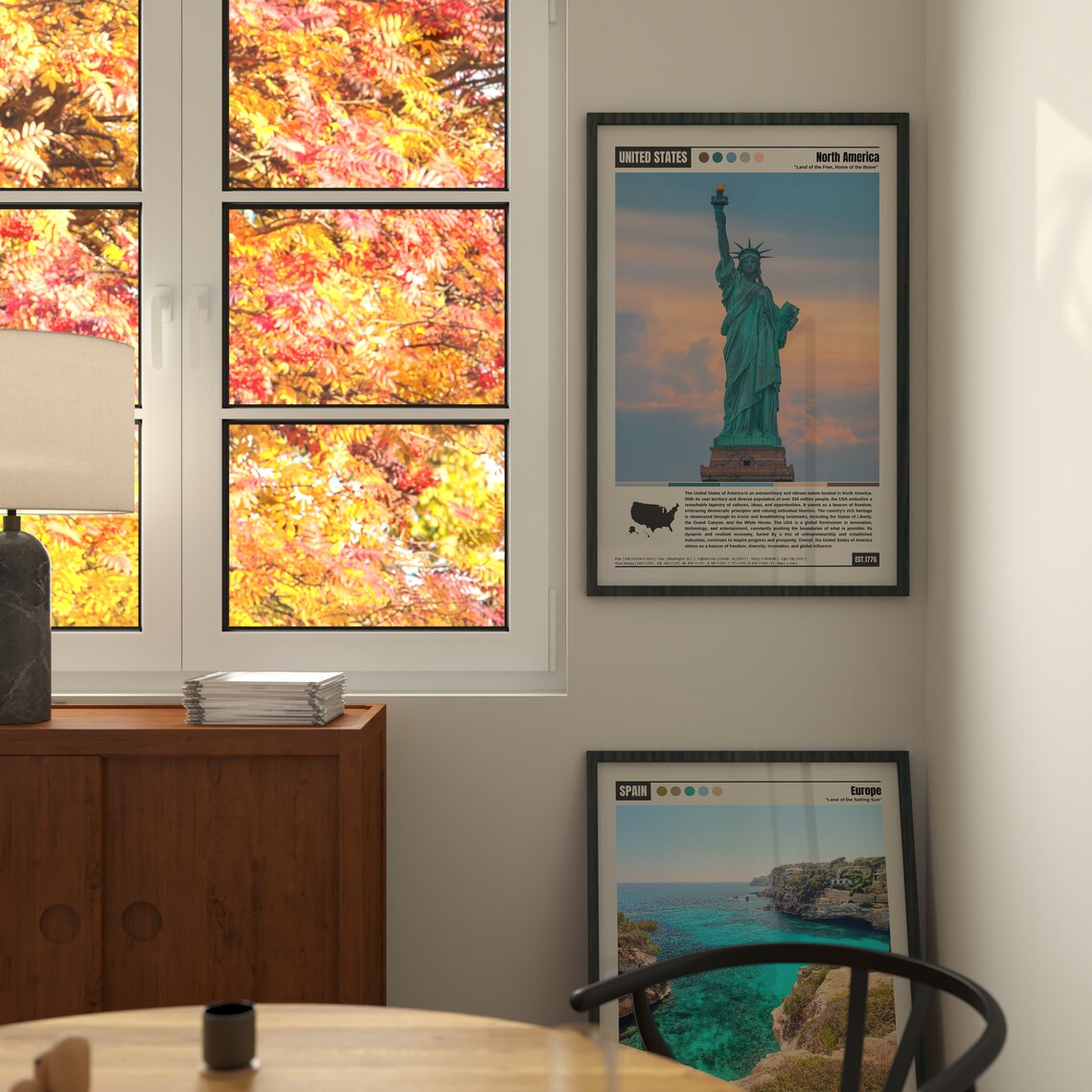 United States Poster, Statue of Liberty Art Print - Image 6