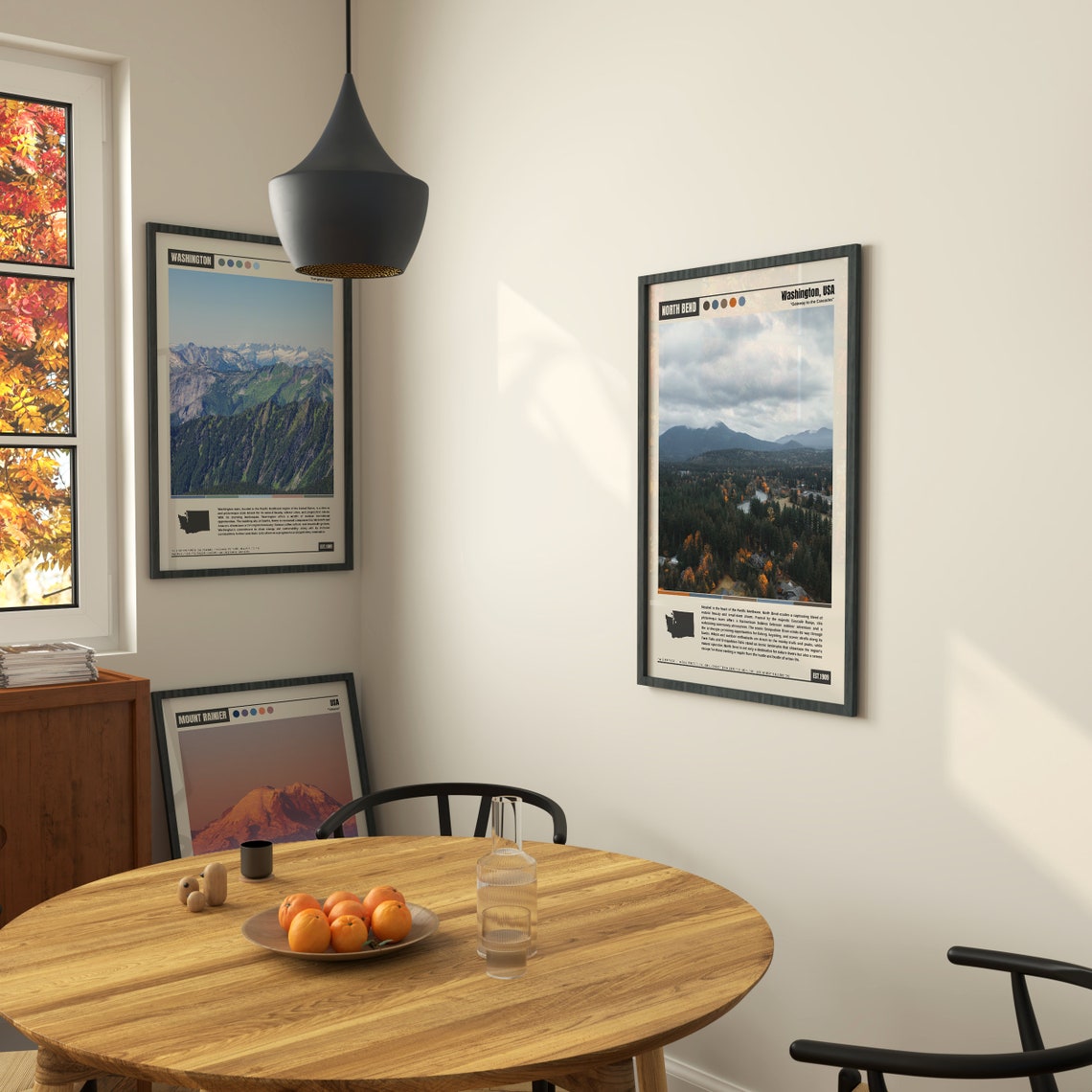 North Bend Washington Gateway to the Cascades Mountain Town Poster - Image 6