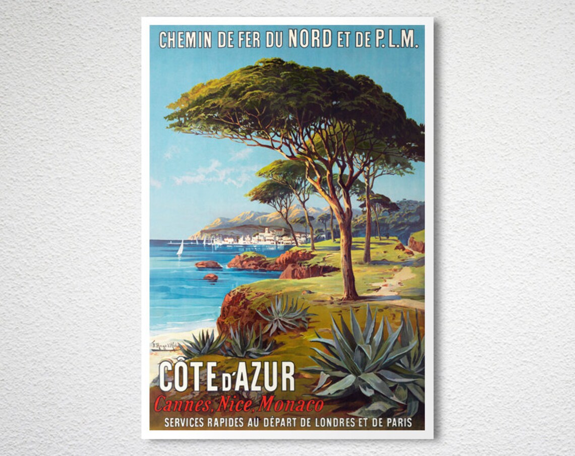 La Cote Dazur France Gift Idea Poster - Image 2