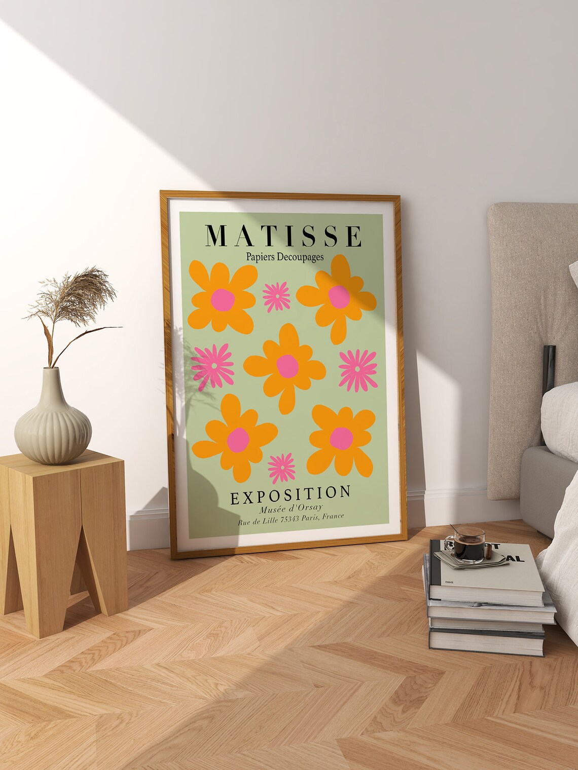 Retro Flowers Matisse Botanical Art Print - Image 2
