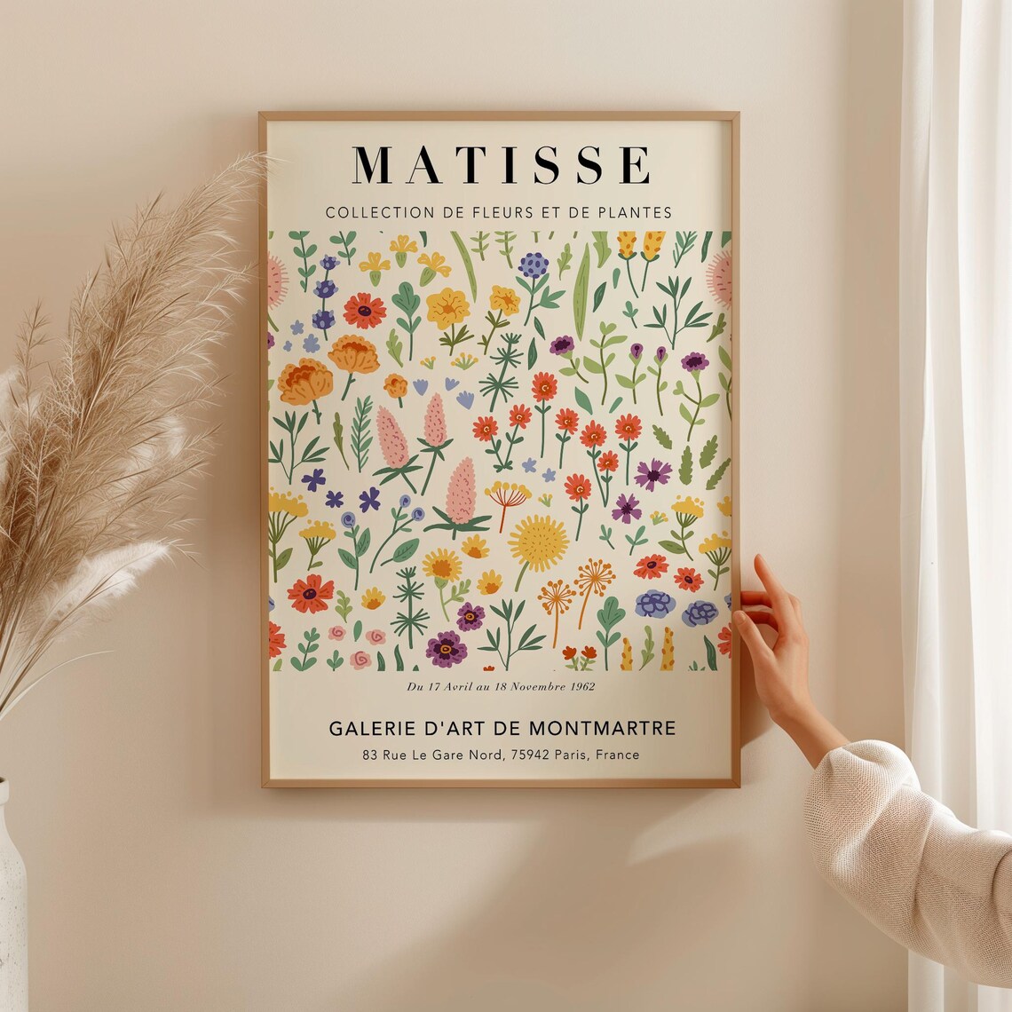 Matisse Wildflowers Meadow Botanical Art Print