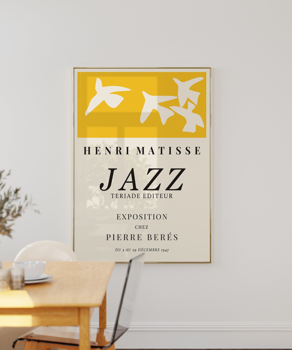 Matisse Jazz Exhibition Poster, Mid-Century Art Print - Image 2