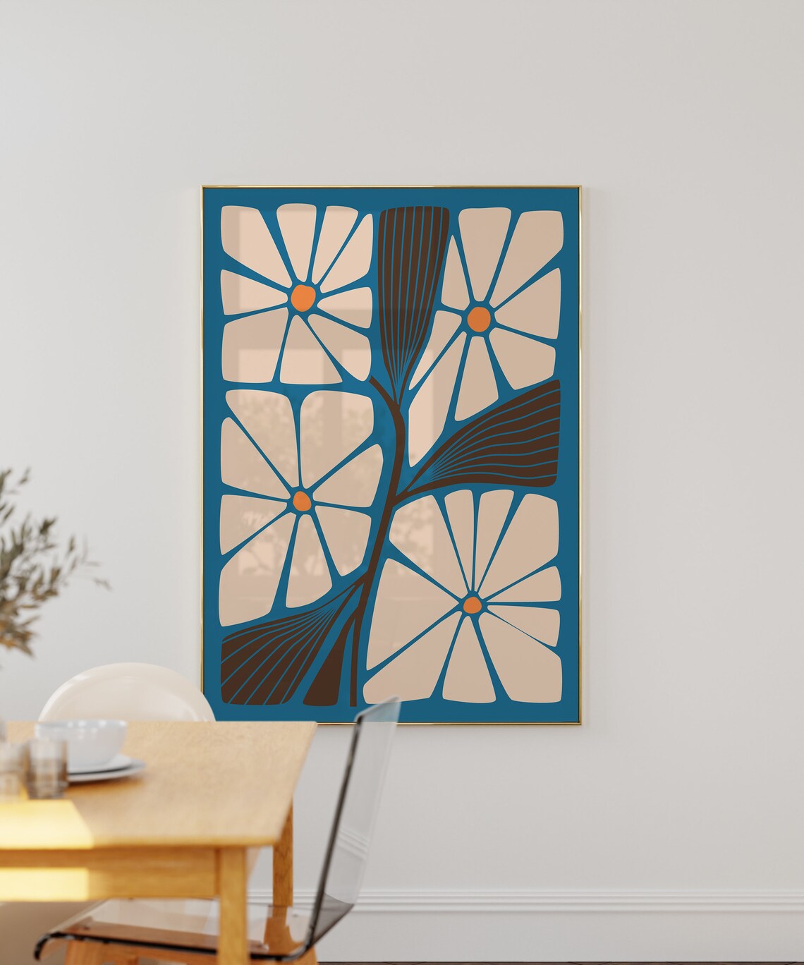 Abstract Flowers, Matisse-Inspired Boho Art Print - Image 2