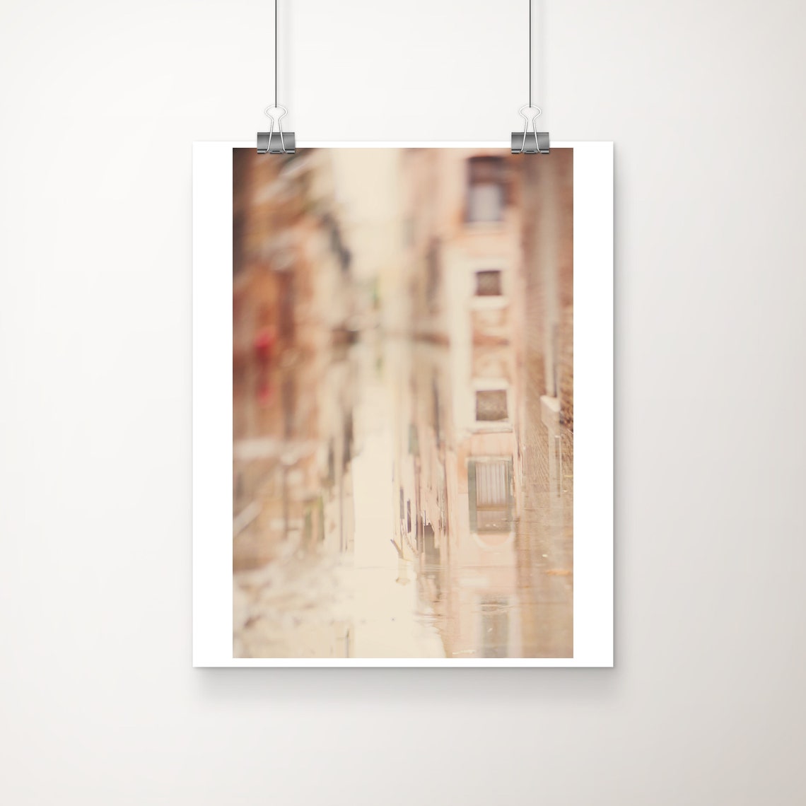 Sale Venice Photograph Architecture Print Vertical Decor Water Reflections Discounted 8x10 Art Abstract