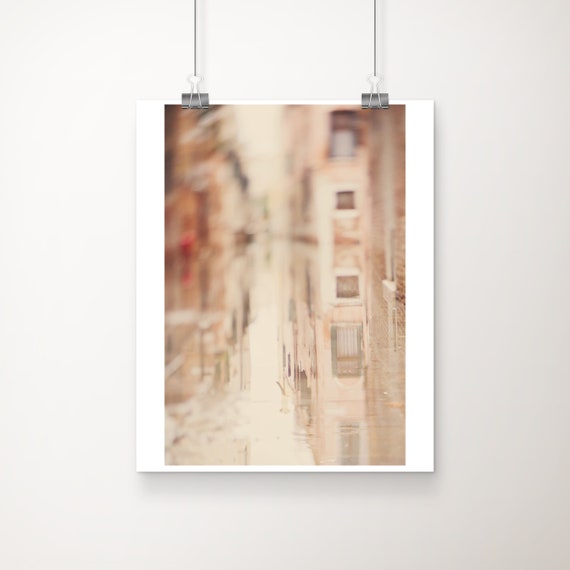 Sale Venice Photograph Architecture Print Vertical Decor Water Reflections Discounted 8x10 Art Abstract