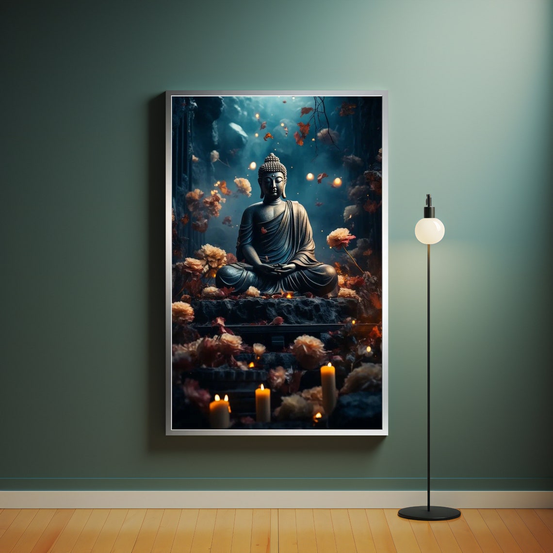 Buddha Print, Meditation Wall Decor - Image 4
