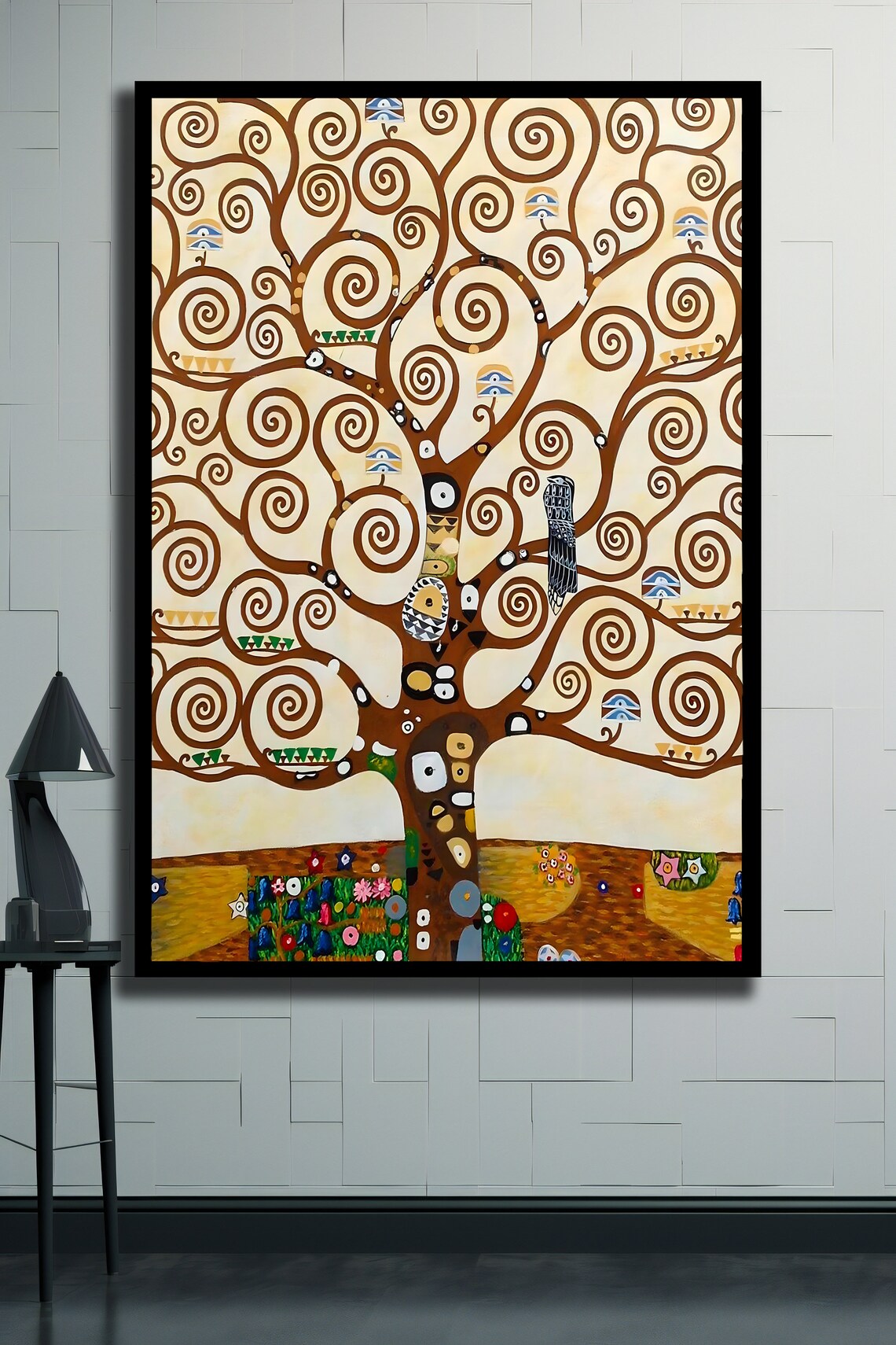 Large Mid Century Print Ready To Hang Artwork Housewarming Gift Room Decor Gift For Art Lover Artwork Wall Art Wall Decor - Image 2