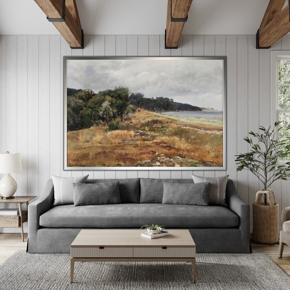 Village House Decor Nature Art Print Ready To Hang Framed Wall Art Housewarming Gift - Image 4