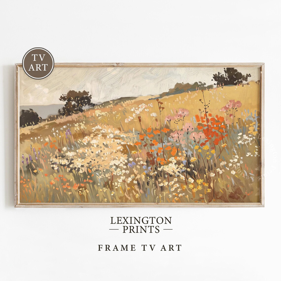 Fall Wildflower Tv Art Autumn Tv Art Frame Tv Art Spring Tv Art Wildflower Tv Art Fall Decor Vintage Fall Tv Art Floral Art 748