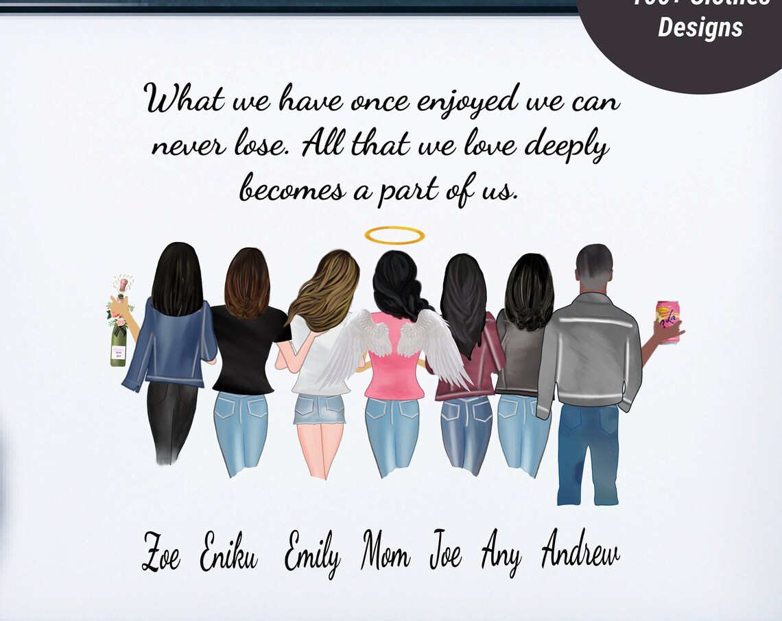 Custom Memorial Quote Art Print, Remembrance Gift