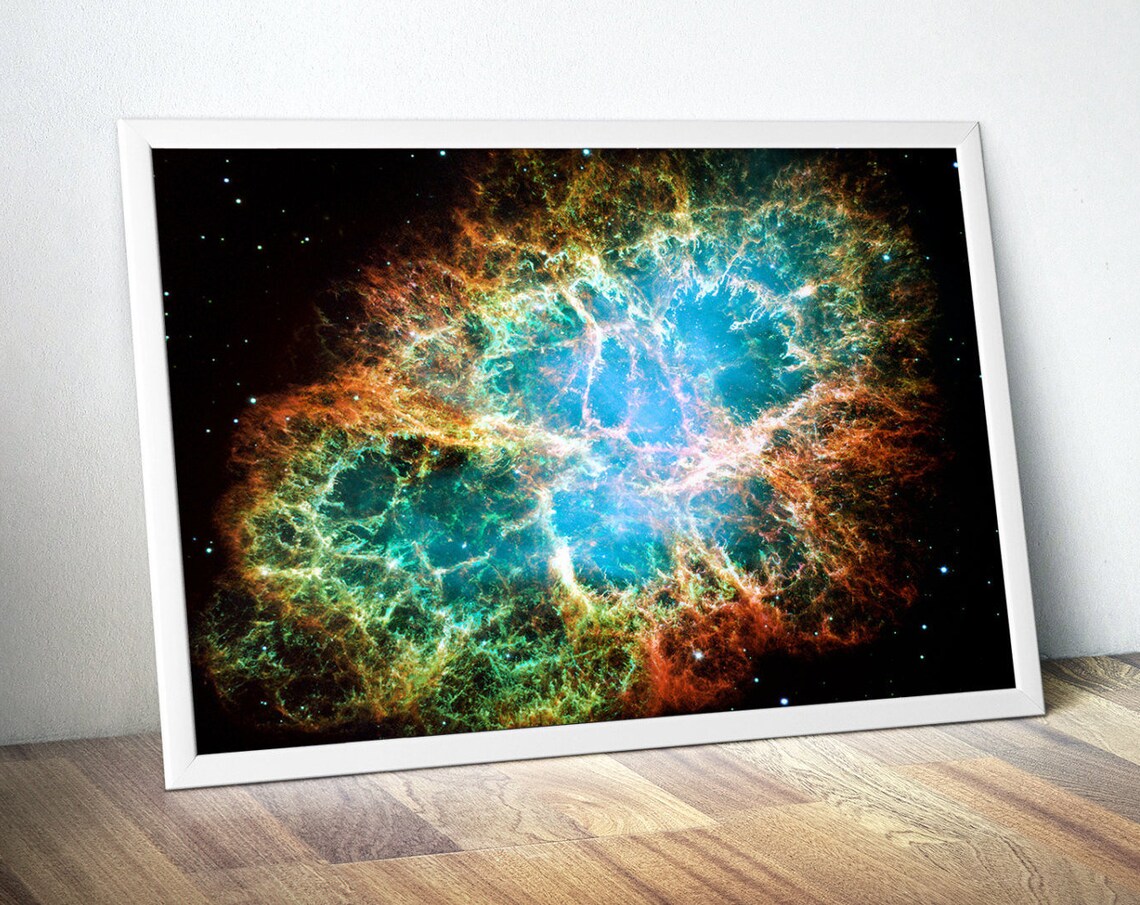 Crab Nebula Bedroom Art Print, Celestial Decor - Image 4