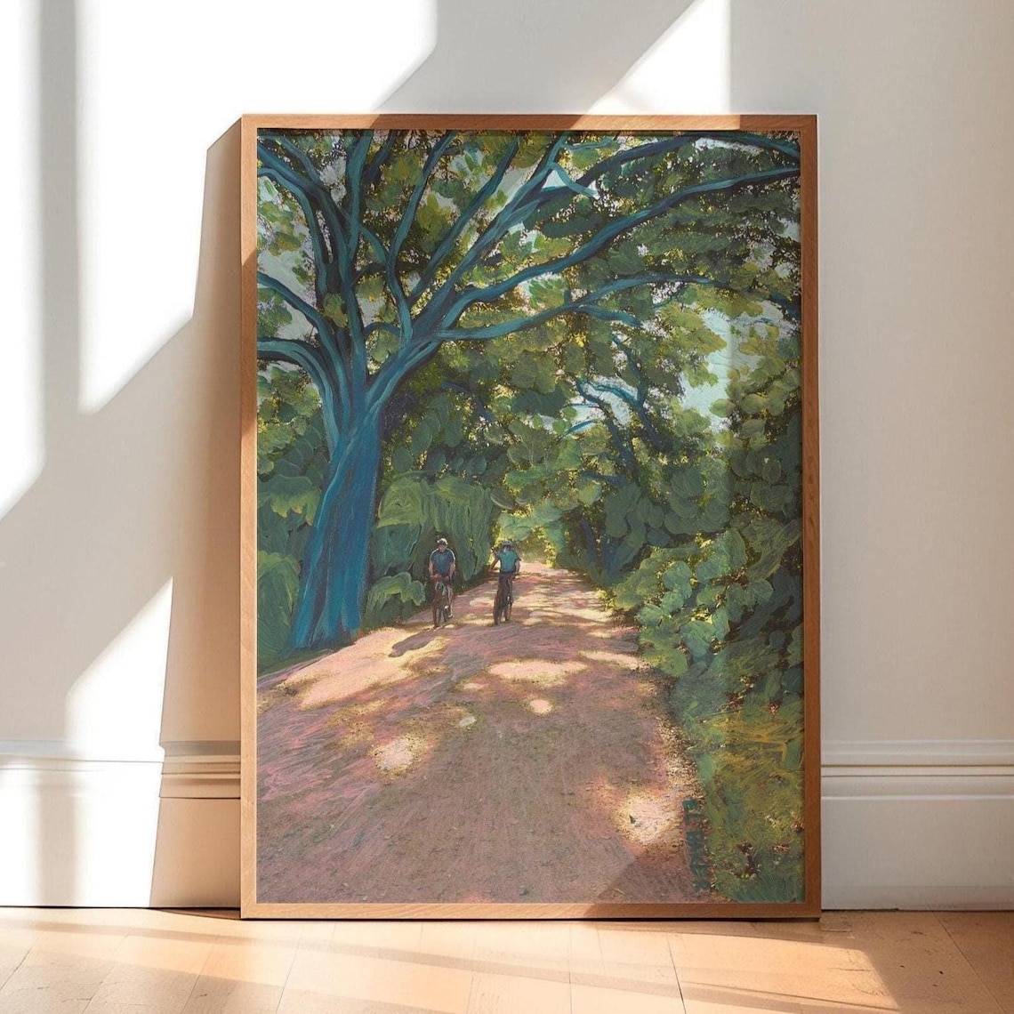 Lady Bird Lake Vintage Austin Texas Landscape Print