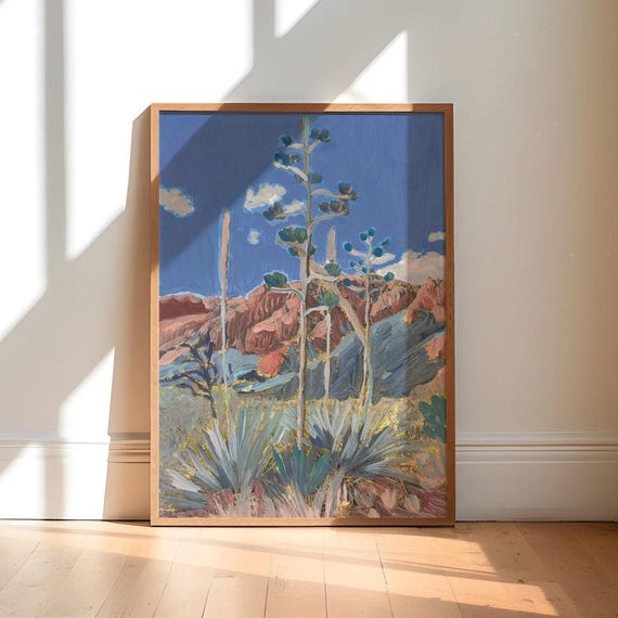 Yucca Art Print, Big Bend National Park Texas