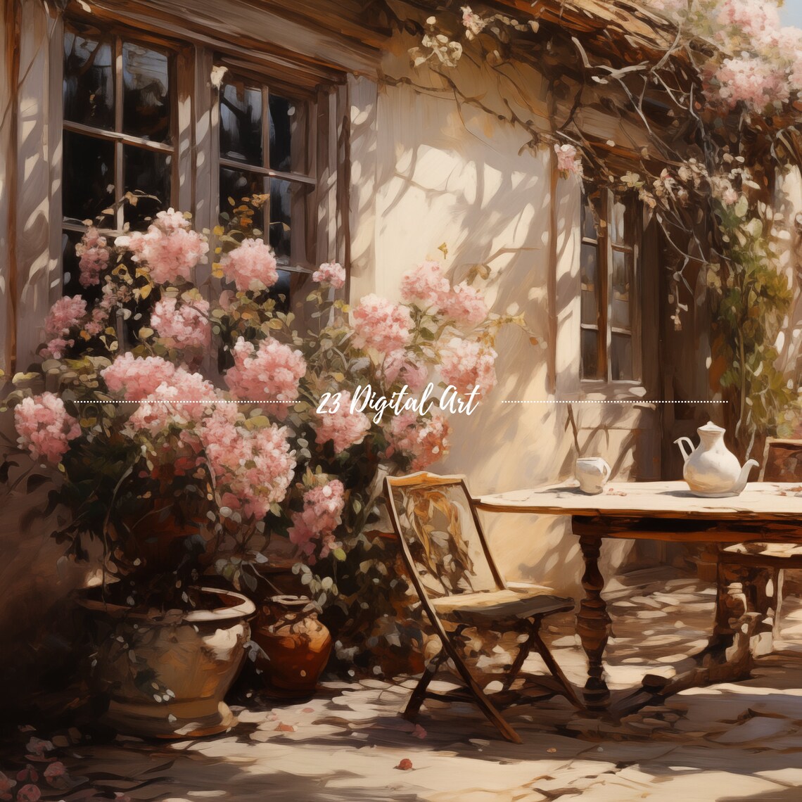 Beautiful Outdoor Gathering In Spring, Farmhouse Landscape - Image 3