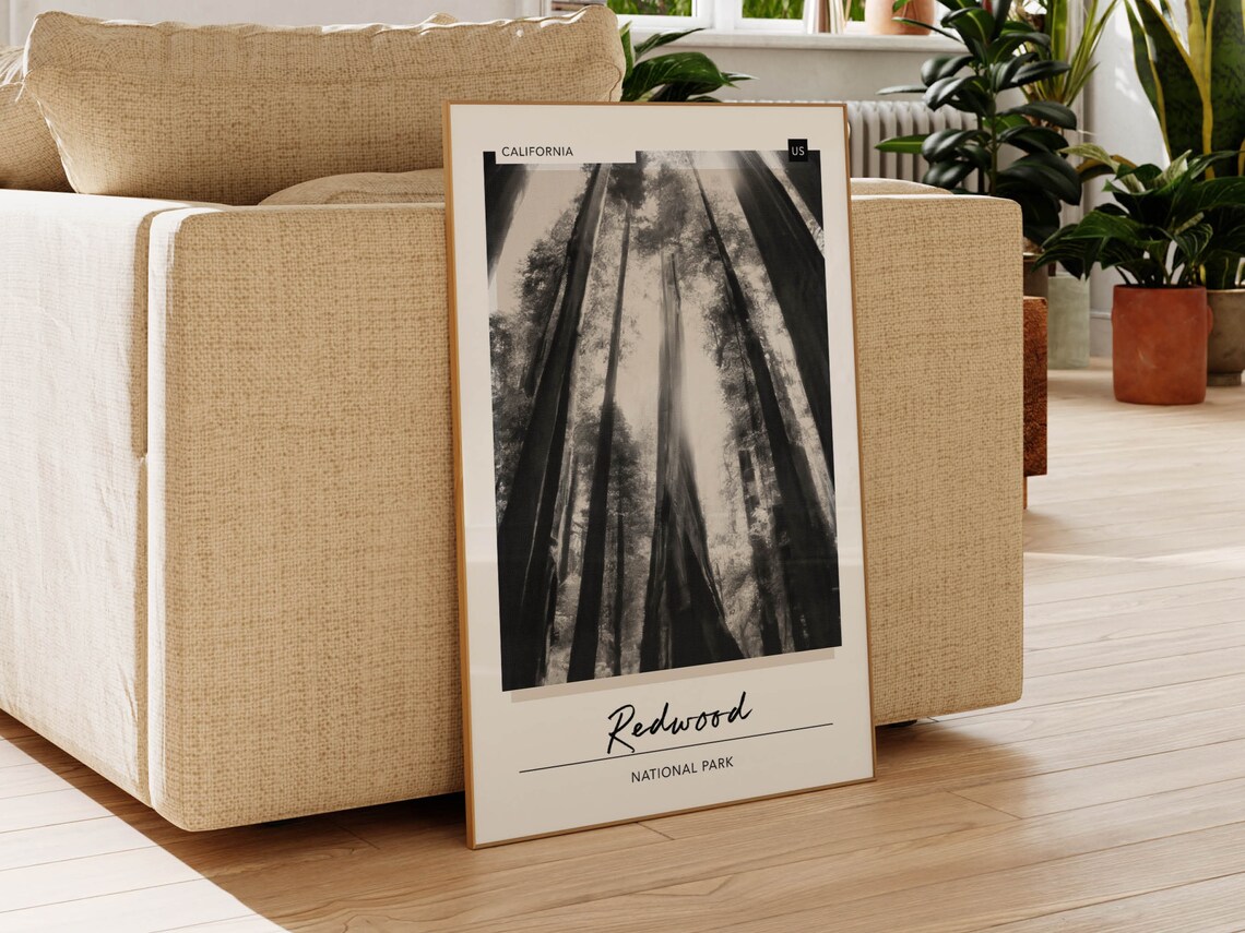 Redwood National Park Travel Decor Art Print