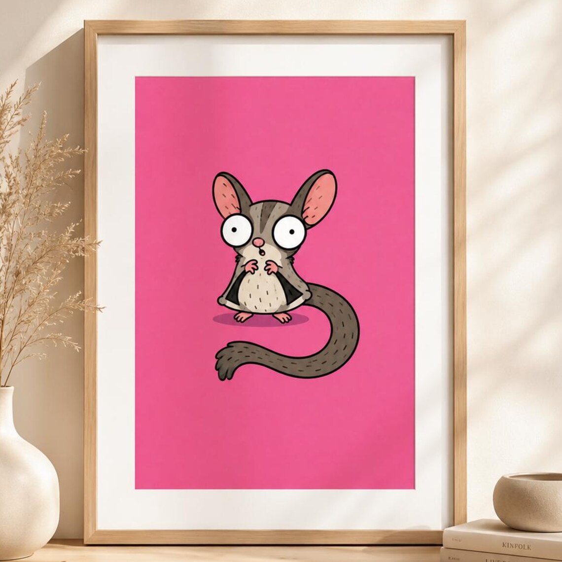 Tiny Hands Huge Concerns Gliding Possum Poster
