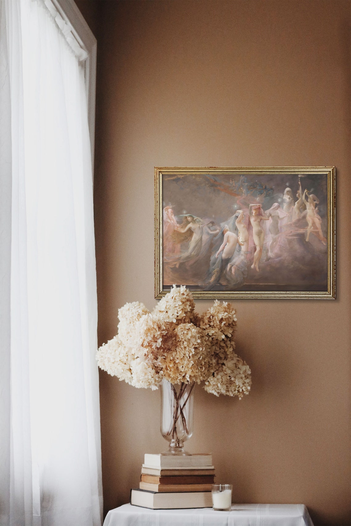 The Morning Stars, Whimsigoth Fairycore Wall Art Print - Image 2
