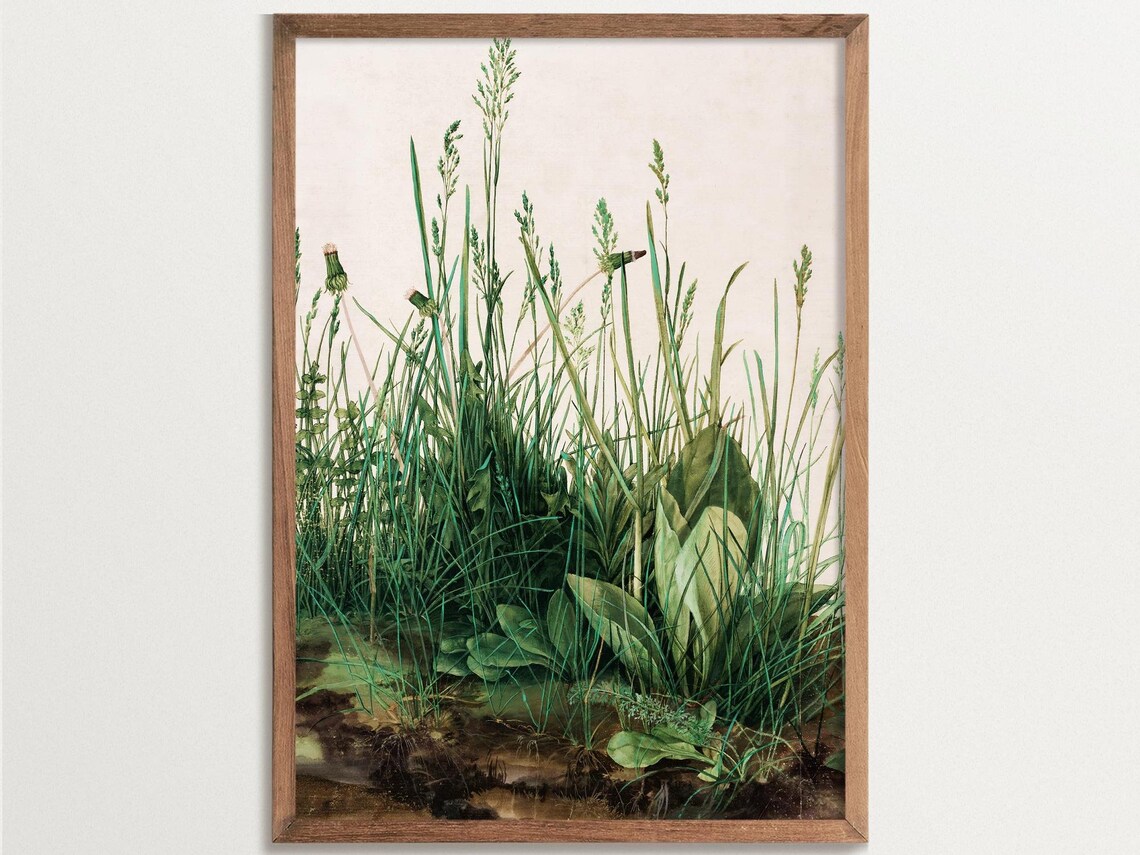 Renaissance Painting, Vintage Botanical Decor Art Print