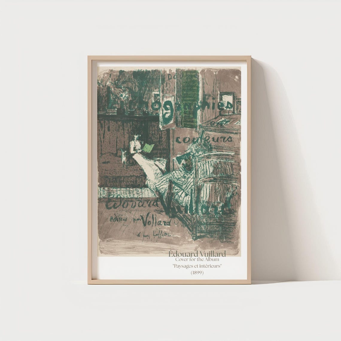Edouard Vuillard Cover For The Album Paysages 1899 Lithograph Print