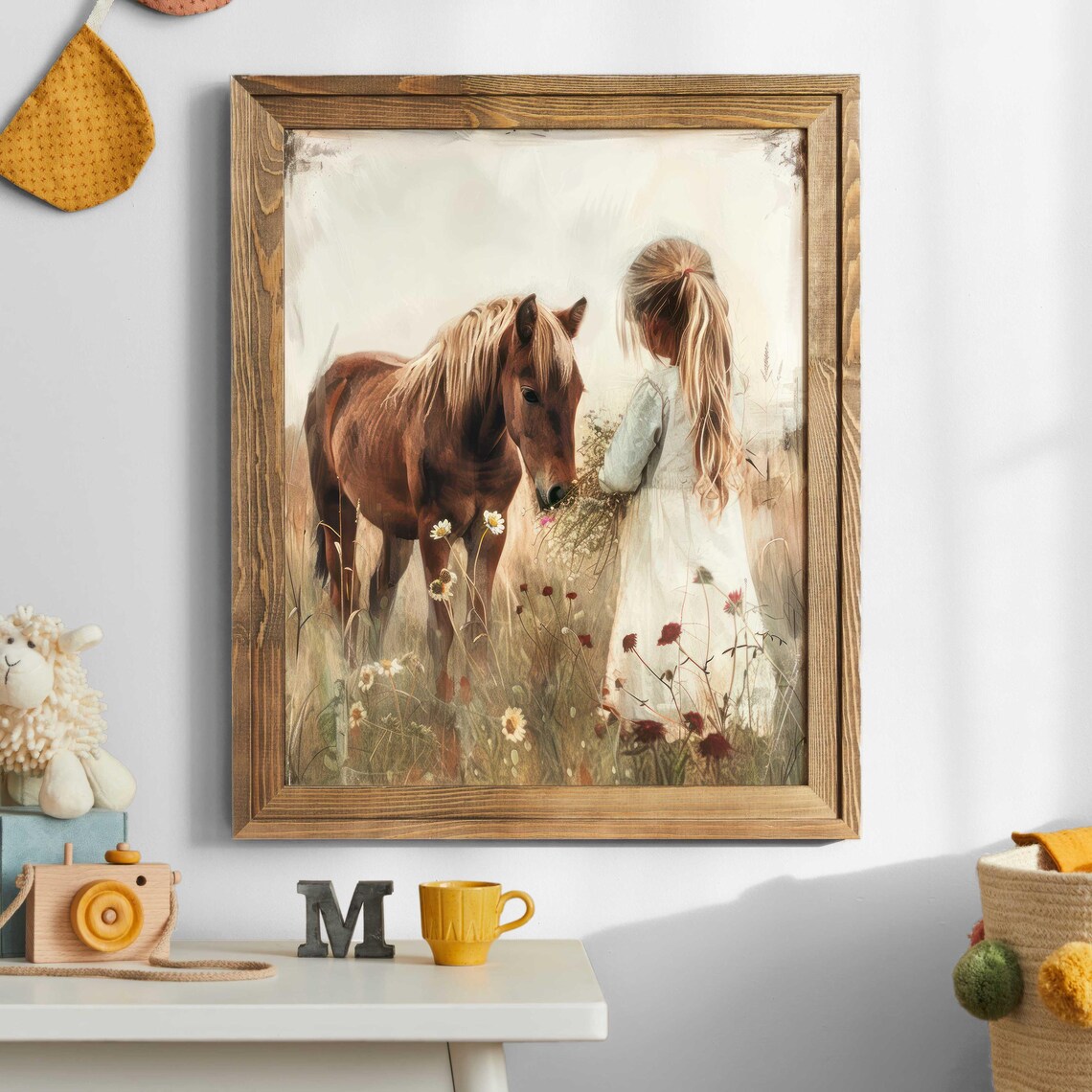 Horse Nursery Vintage Nursery Wall Decor Art Print - Image 5