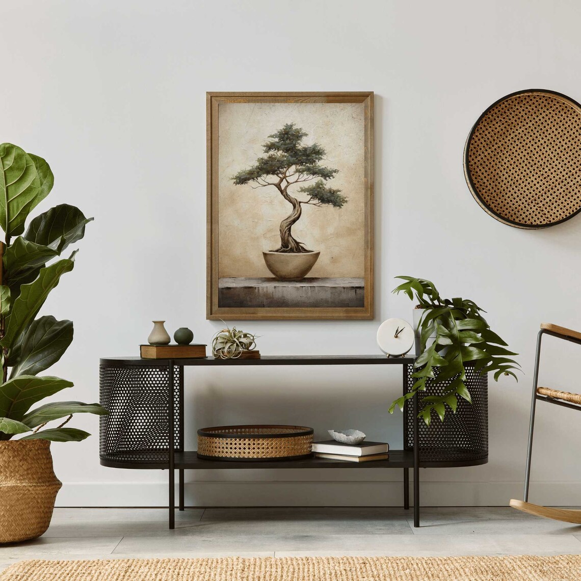 Bonsai Tree Vintage Japanese Botanical Art Print - Image 3