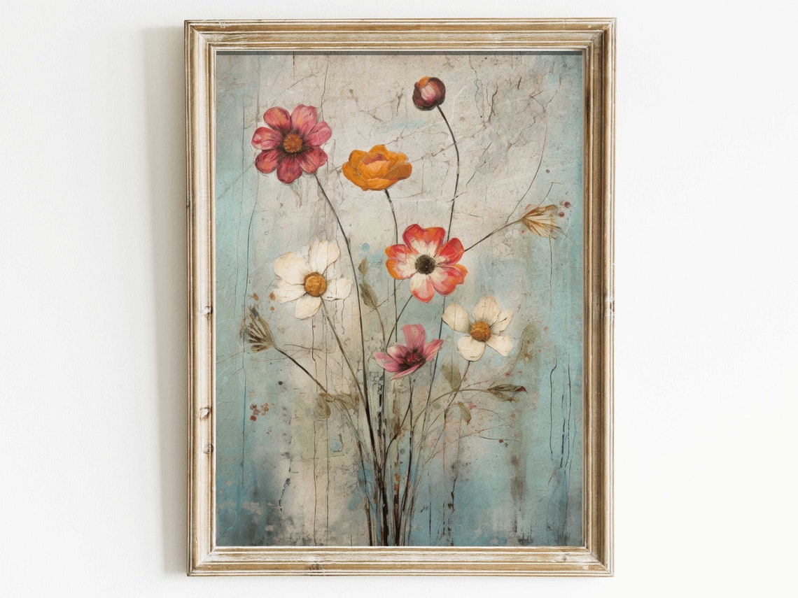 Wildflower Vintage Botanical Art Print