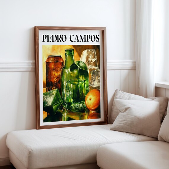 Pedro Campos Inspired Photorealism Print Hyperrealistic Object Posters Modern Realism Wall Decor Realistic Soda Can Fruit Art Print