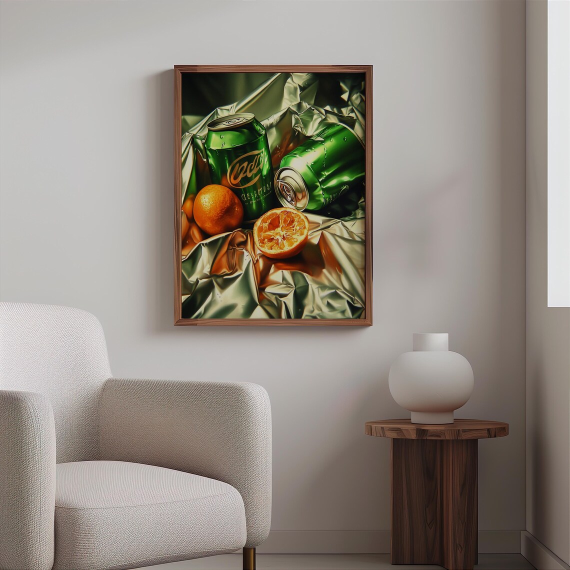 Pedro Campos Inspired Photorealism Print Hyperrealistic Object Posters Modern Realism Wall Decor Realistic Soda Can Fruit Art Print - Image 2