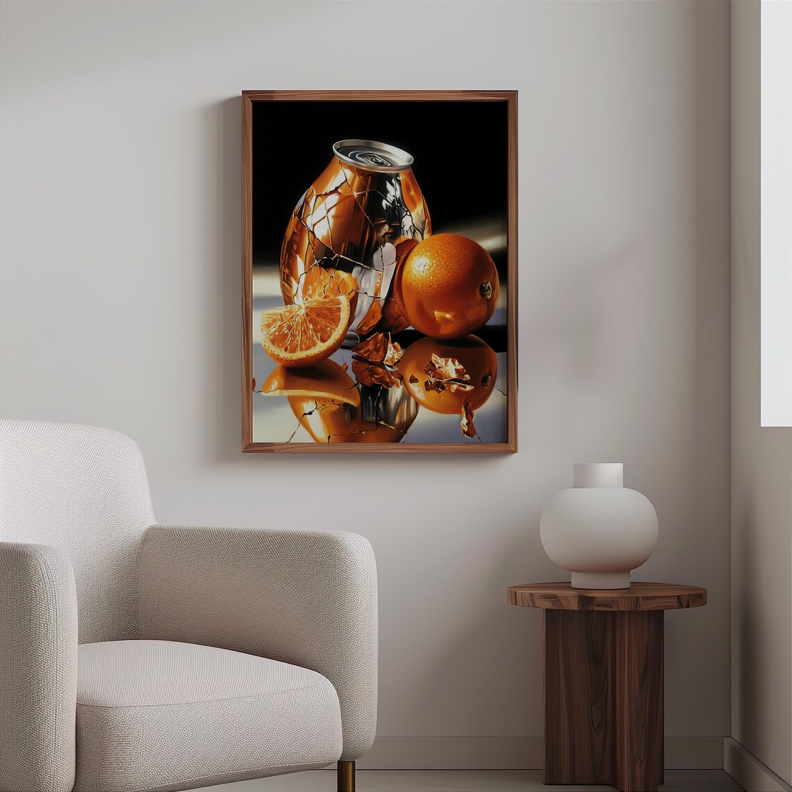 Pedro Campos Inspired Photorealism Print Hyperrealistic Object Posters Modern Realism Wall Decor Realistic Soda Can Fruit Art Print - Image 2
