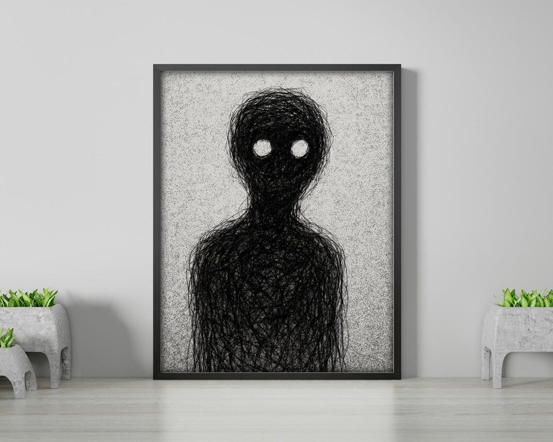 Dark Scribble Entity - Surreal Pencil Art - Image 2
