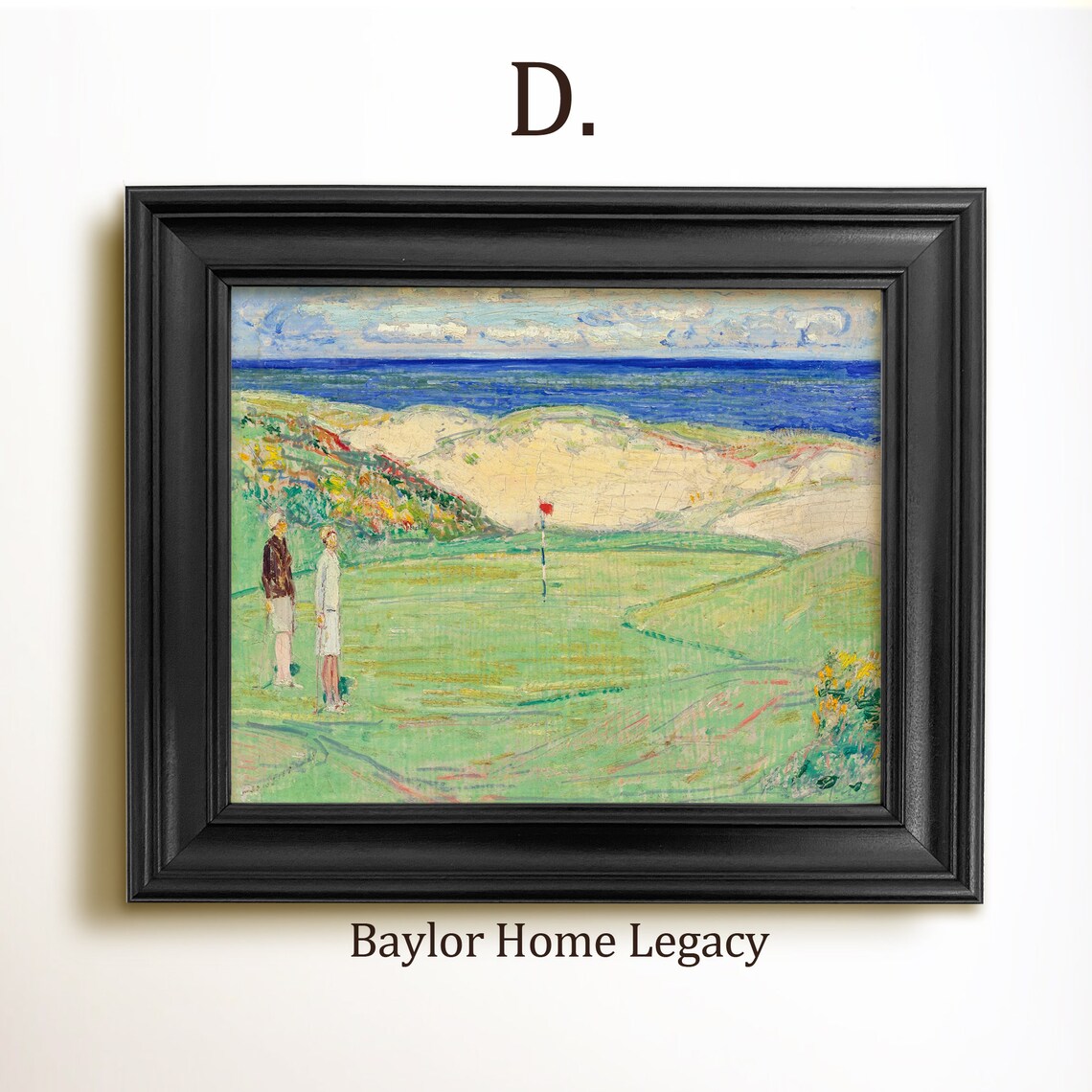 Women Golfing Vintage Art Print, Golf Wall Decor - Image 2