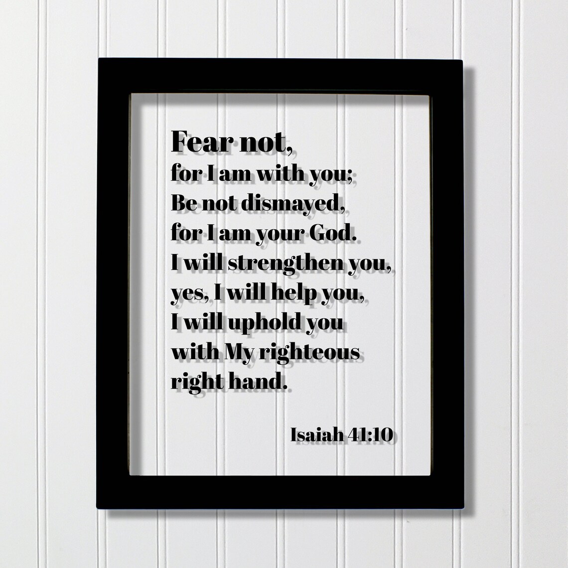Isaiah 41:10 Scripture Christian Religious Decor Art Print