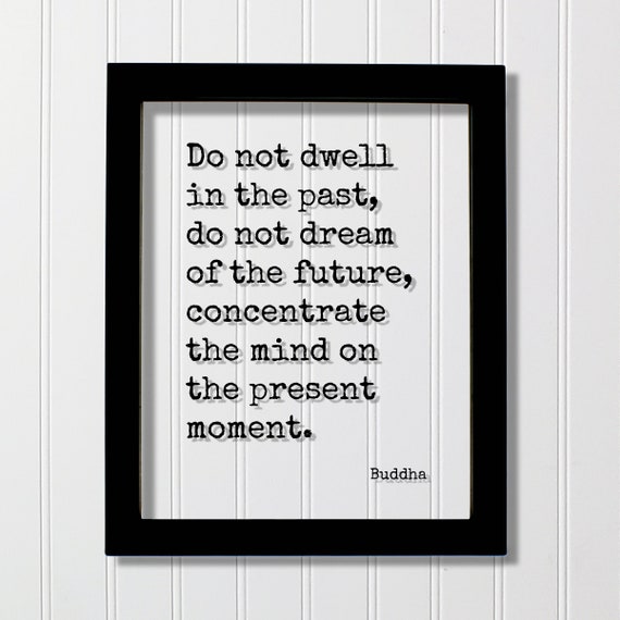 Buddha Floating Quote, Buddhism Art Print